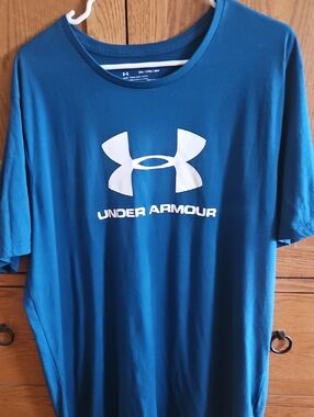 Under Armour Men's Teal  T-Shirt